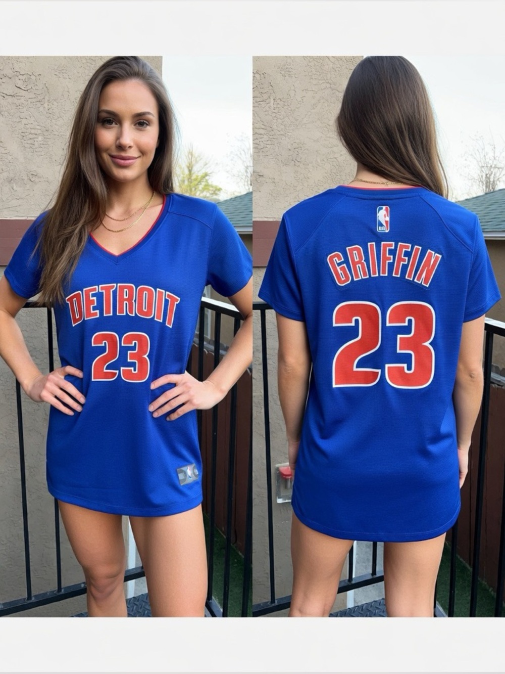Blue Detroit Pistons Griffin 23 Fanatics Jersey